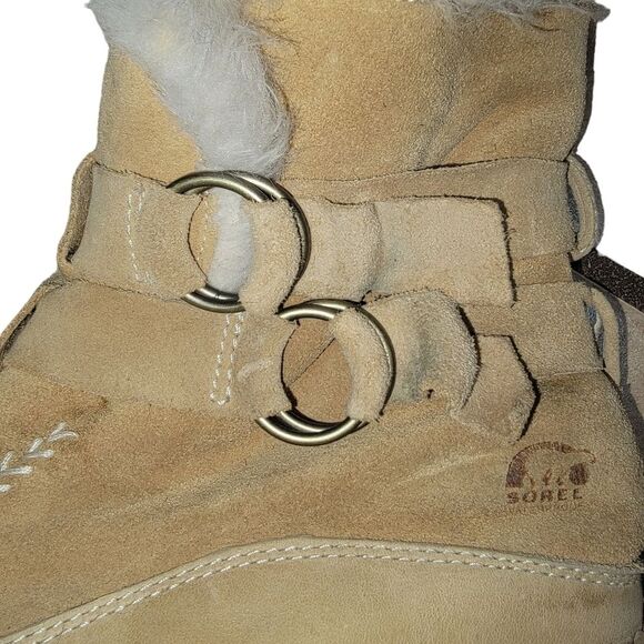 Sorel Tootega Tan Suede Winter Boots NL1460-261 size 8 - Picture 12 of 13